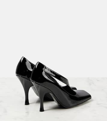 Salones Eva 100 de charol con aberturas | Khaite