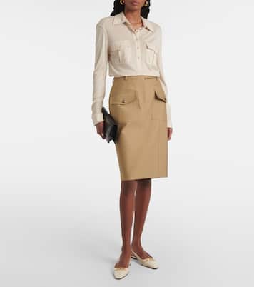 Slingback-Ballerinas aus Lackleder | Tom Ford