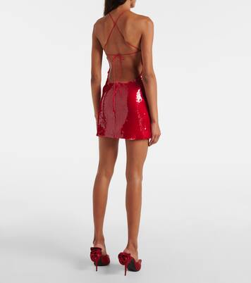 Minikleid mit Pailletten | Magda Butrym