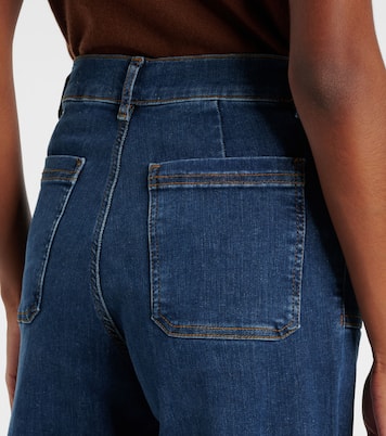 High-Rise Wide-Leg Jeans Le Slim Palazzo | Frame