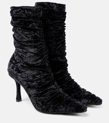Lotta 85 velvet ankle boots | Jimmy Choo