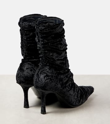 Lotta 85 velvet ankle boots | Jimmy Choo