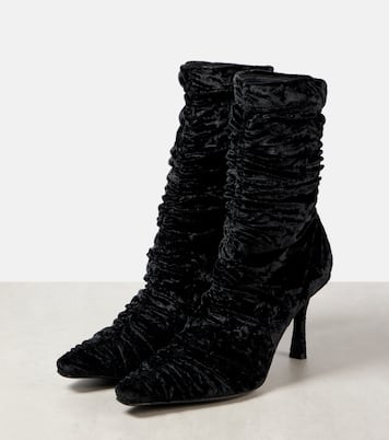 Lotta 85 velvet ankle boots | Jimmy Choo