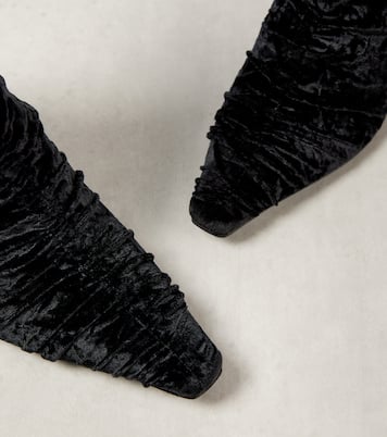 Lotta 85 velvet ankle boots | Jimmy Choo