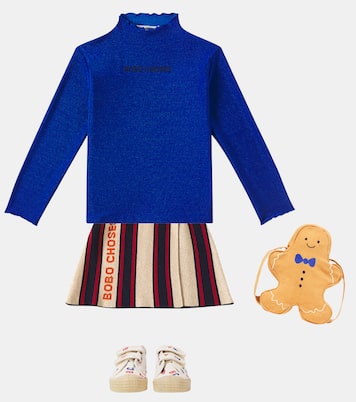 Gonna in misto lana a righe | Bobo Choses