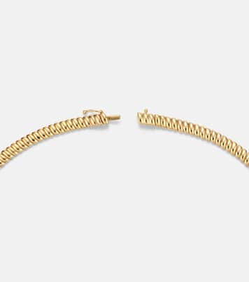 Zoe Thin 18kt gold choker | Anita Ko