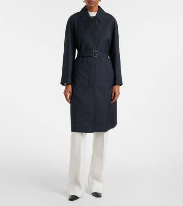 Abrigo Orleans de sarga de mezcla de algodón | Max Mara