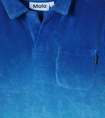 Ombré cotton terry polo shirt | Molo