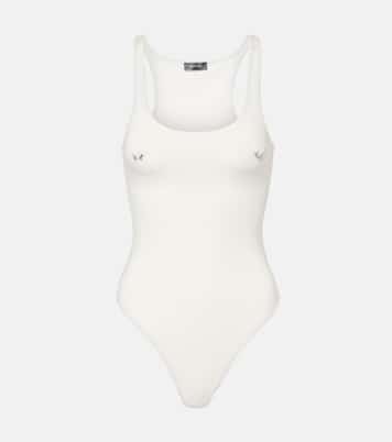 Body de algodón adornado | Mugler