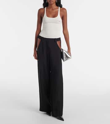 Body de algodón adornado | Mugler