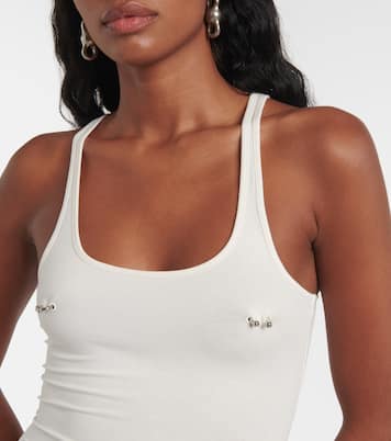 Body de algodón adornado | Mugler