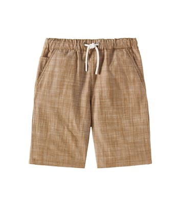 Elgar cotton chambray shorts | Bonpoint