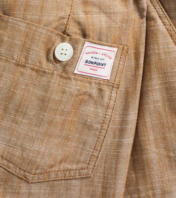 Elgar cotton chambray shorts | Bonpoint