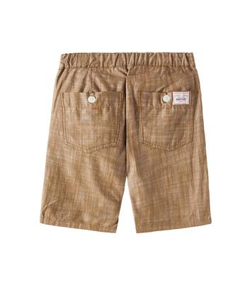 Elgar cotton chambray shorts | Bonpoint