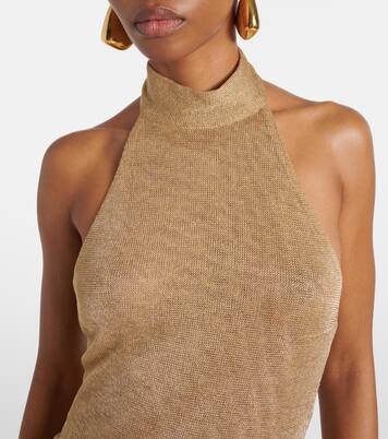 Robe longue Cass en lamé | The New Arrivals Ilkyaz Ozel