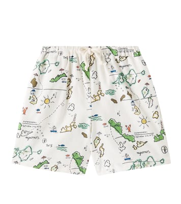 Arkoi printed cotton Bermuda shorts | The New Society