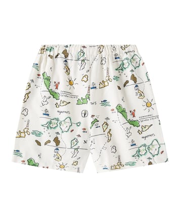 Arkoi printed cotton Bermuda shorts | The New Society