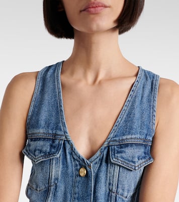 Abito midi in denim | Ganni