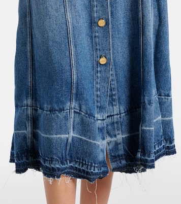 Abito midi in denim | Ganni