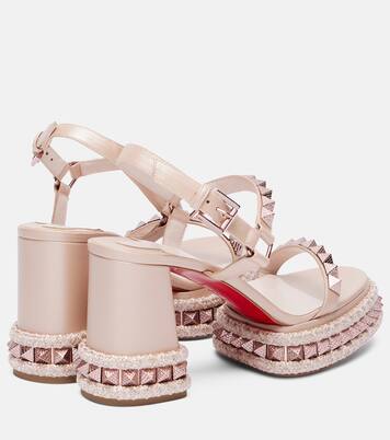 Plateausandalen Superaclou 85 aus Leder | Christian Louboutin