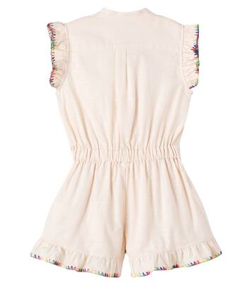 Lucky embroidered cotton playsuit | Zimmermann Kids