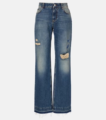 Distressed straight jeans | Dolce&Gabbana