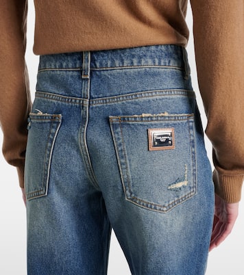 Distressed straight jeans | Dolce&Gabbana
