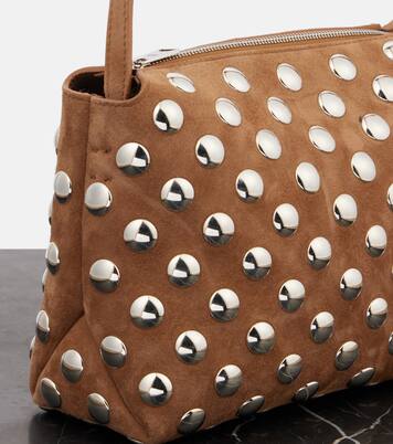 Lina Medium studded suede crossbody bag | Khaite
