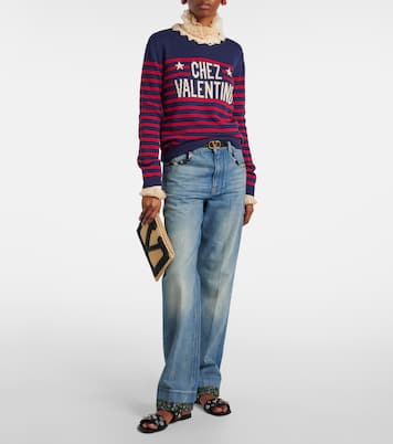 Clutch Viva Superstar in crochet | Valentino Garavani