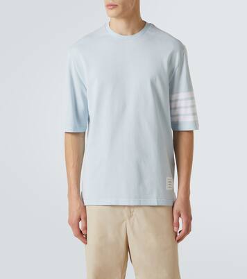 T-Shirt 4-Bar aus Baumwoll-Jersey | Thom Browne