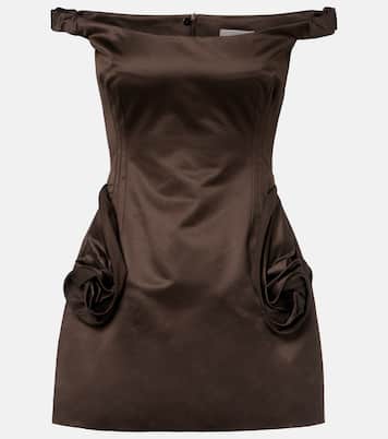 Verziertes Bustier-Kleid aus Satin | Magda Butrym