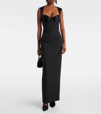 Robe longue en laine vierge | Nina Ricci