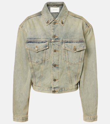 Faded oversized denim jacket | Entire Studios