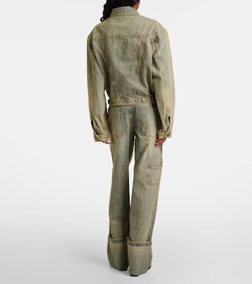 Faded oversized denim jacket | Entire Studios