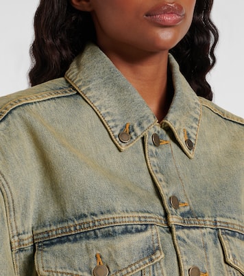 Faded oversized denim jacket | Entire Studios