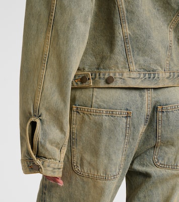 Faded oversized denim jacket | Entire Studios