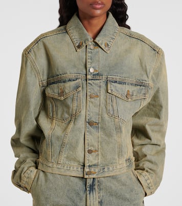 Faded oversized denim jacket | Entire Studios
