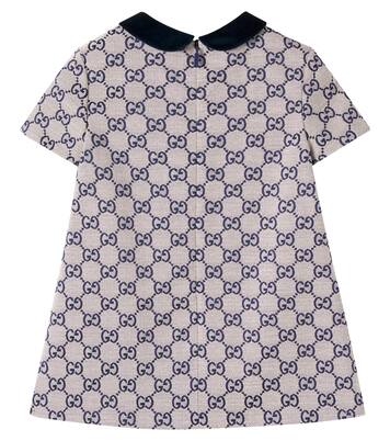Baby GG Canvas cotton-blend dress | Gucci Kids