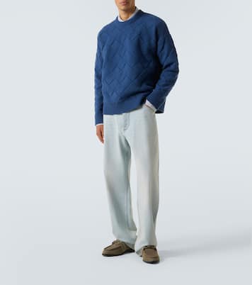 Pullover Intreccio aus einem Wollgemisch | Bottega Veneta