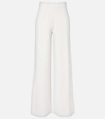 Lama crêpe wide-leg pants | Max Mara