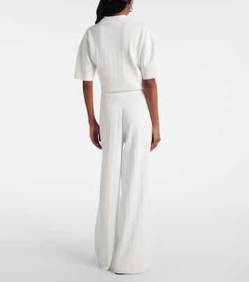 Lama crêpe wide-leg pants | Max Mara