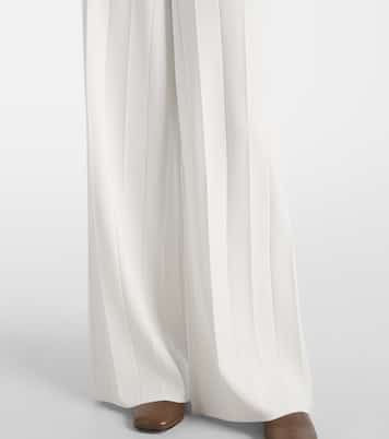 Lama crêpe wide-leg pants | Max Mara