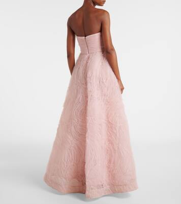 Robe longue bustier en tulle | Rebecca Vallance