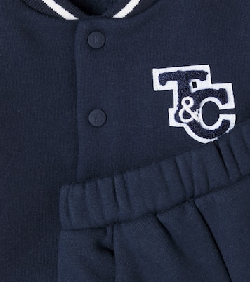 Baby cotton-blend jacket and sweatpants set | Tartine et Chocolat