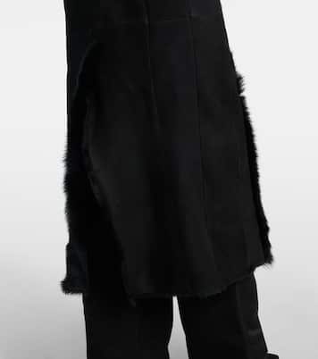 Cappotto in suede con shearling | Magda Butrym