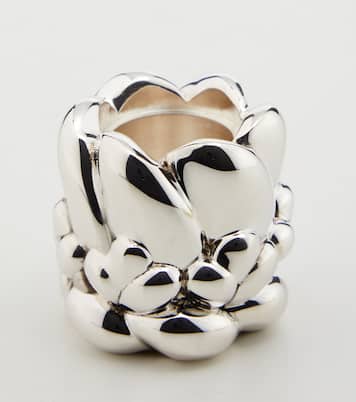 Babylone silver-plated candle holder | Christofle