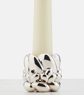 Babylone silver-plated candle holder | Christofle