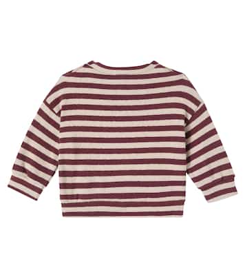Baby Dirk striped cotton-blend sweater | 1 + in the Family