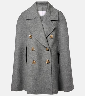 Cape aus Schurwolle | Carolina Herrera