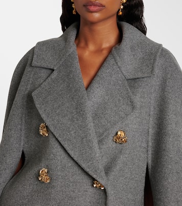 Cape aus Schurwolle | Carolina Herrera